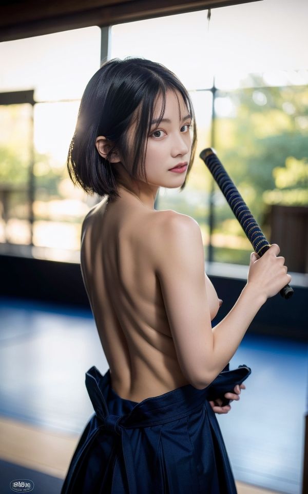 剣道 清楚少女 サンプル1ページ目