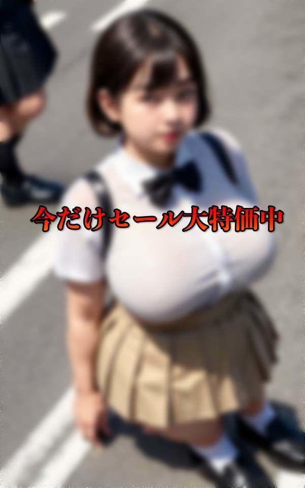 ノーブラ爆乳ぽっちゃり美女と街中デート サンプル4ページ目