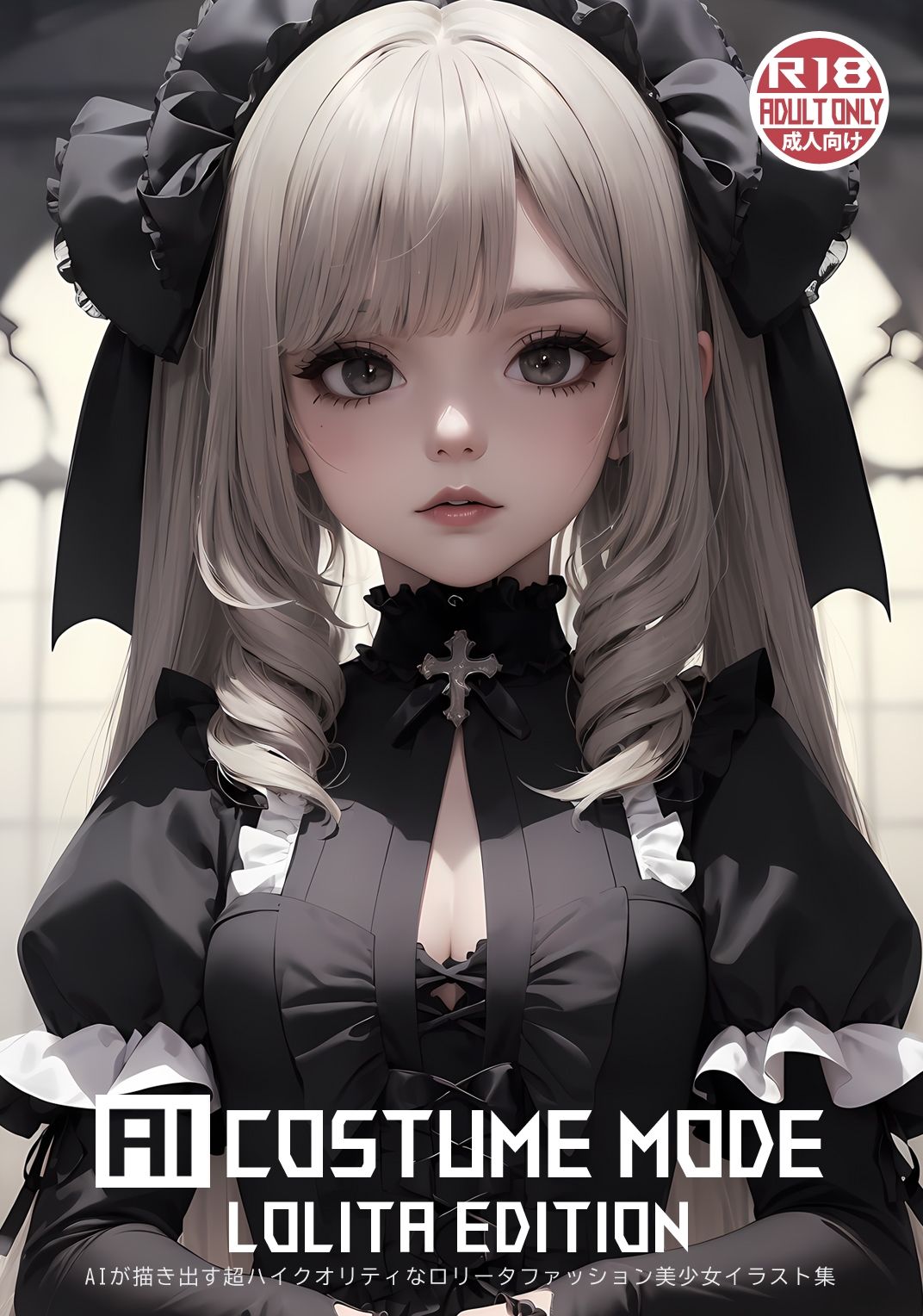 【ロリコス美少女AIイラスト集】AI COSTUME MODE LOL〇TA EDITION【PNG364枚/PDF付】 サンプル1ページ目