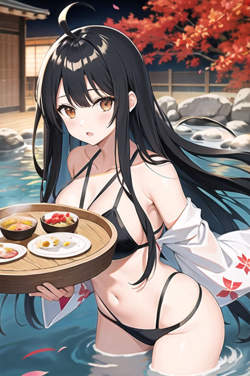 虹かけ誌 ガールズ＆パンツァー イラスト集3 五十鈴華 食事中 サンプル2ページ目