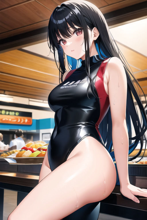 虹かけ誌 ガールズ＆パンツァー イラスト集3 五十鈴華 食事中 サンプル4ページ目