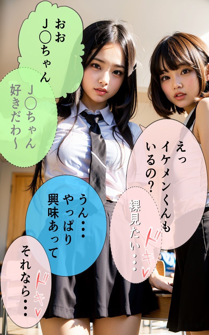 寝取られ中出し巨乳処女J◯ サンプル3ページ目