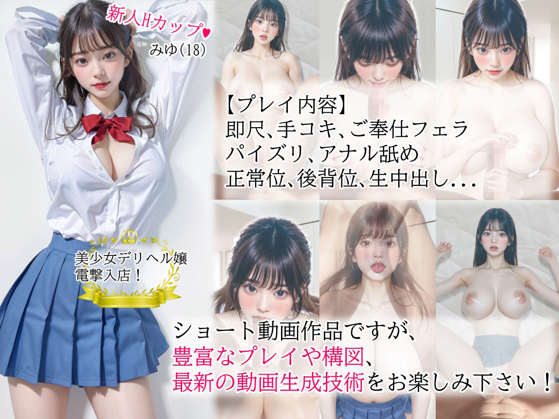 【アニメ】巨乳デリヘル サンプル1ページ目