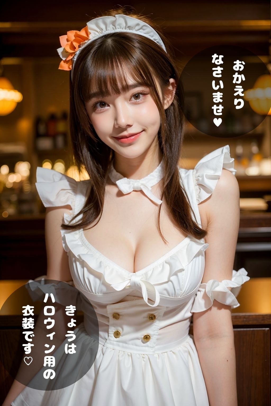 ハロウィン エッチ （ダイダイ島のAI美女） サンプル5ページ目