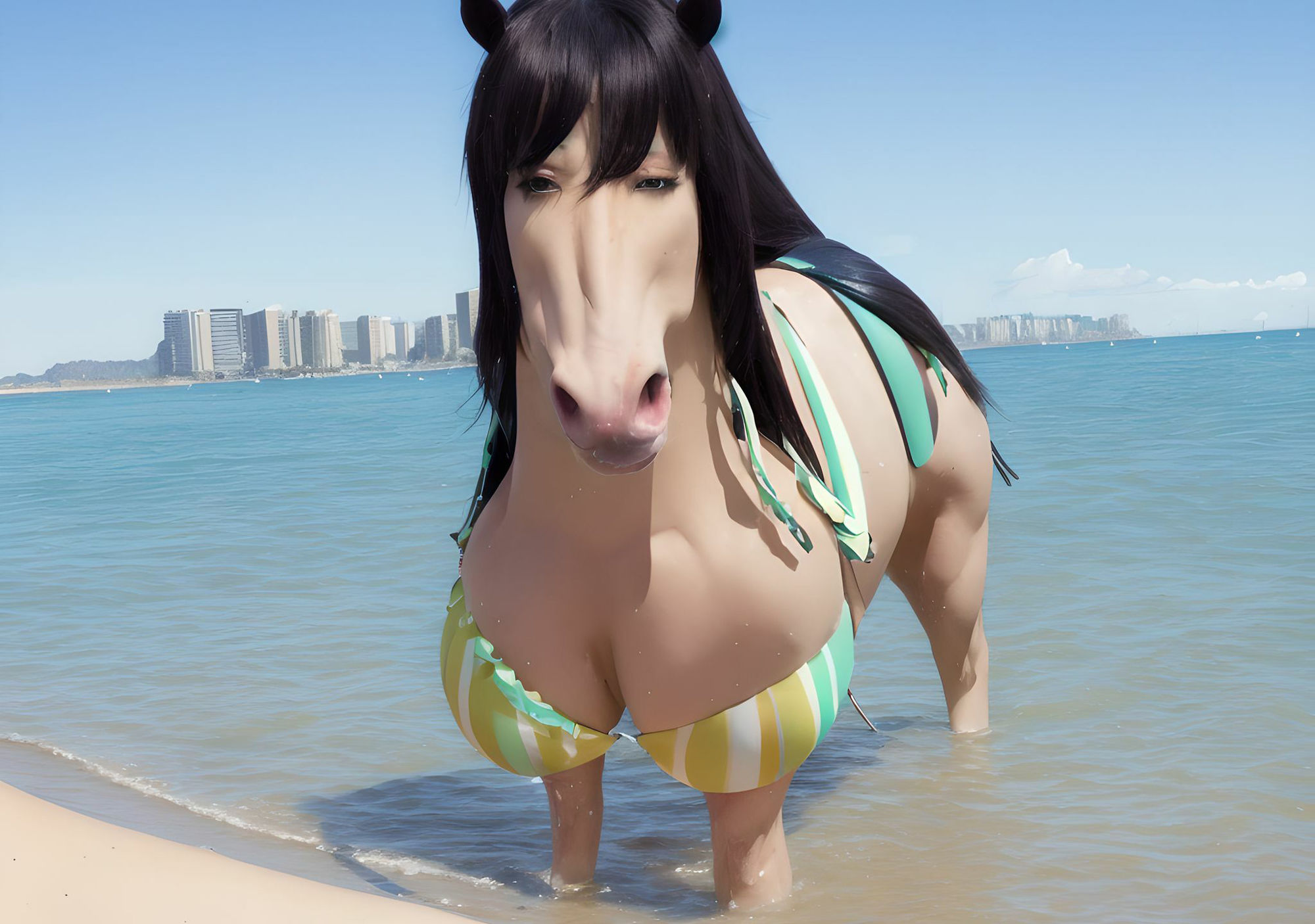 Queens Stallion Colors Vol.1 〜The Sea and Bikinis〜 サンプル3ページ目