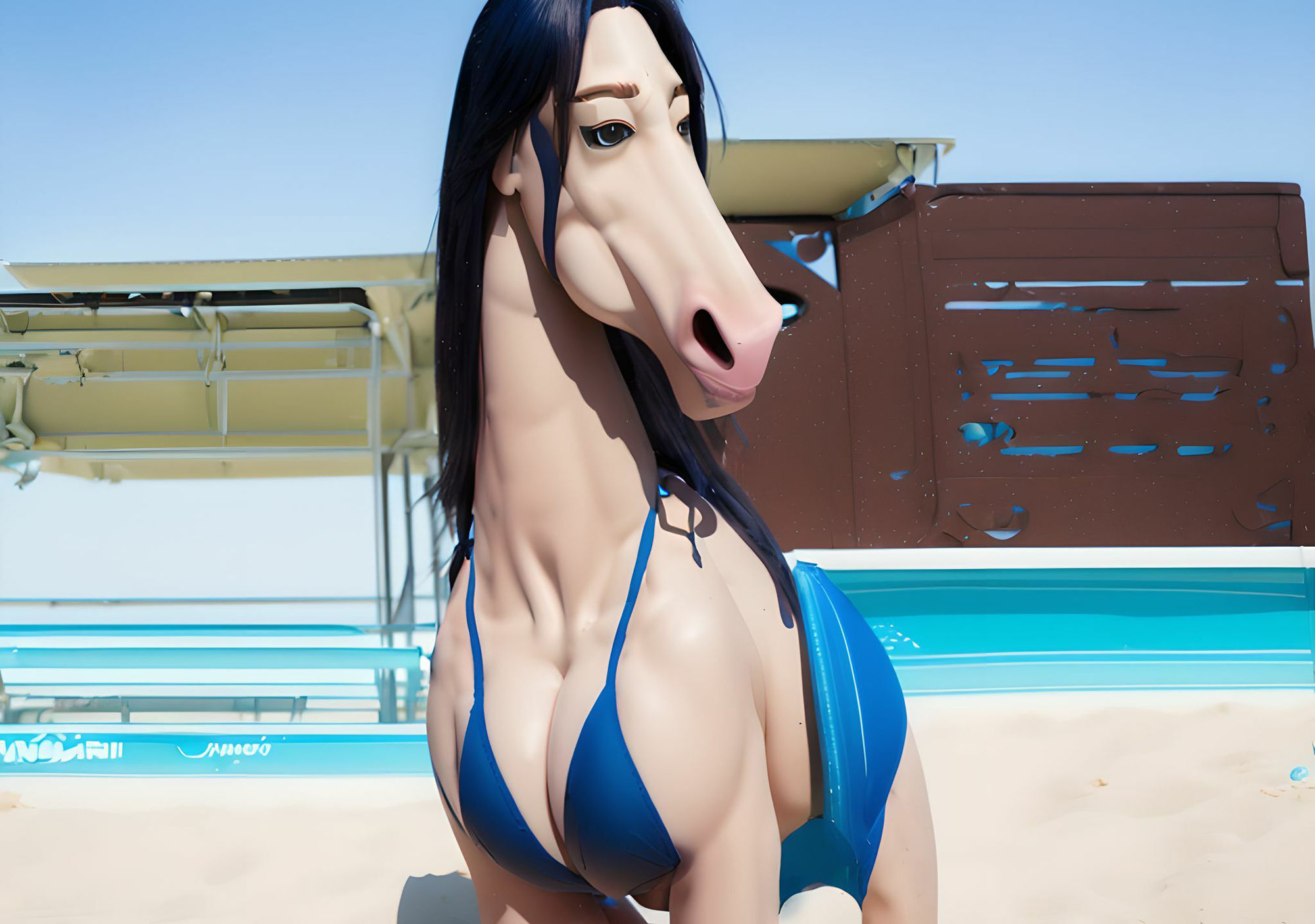Queens Stallion Colors Vol.1 〜The Sea and Bikinis〜 サンプル4ページ目