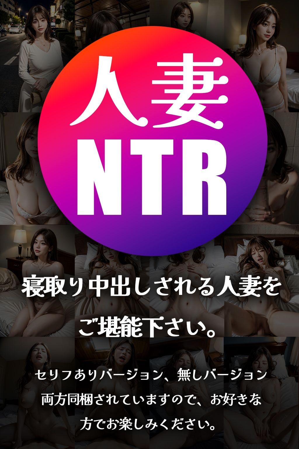 即マン人妻NTR（セリフ付き） サンプル1ページ目