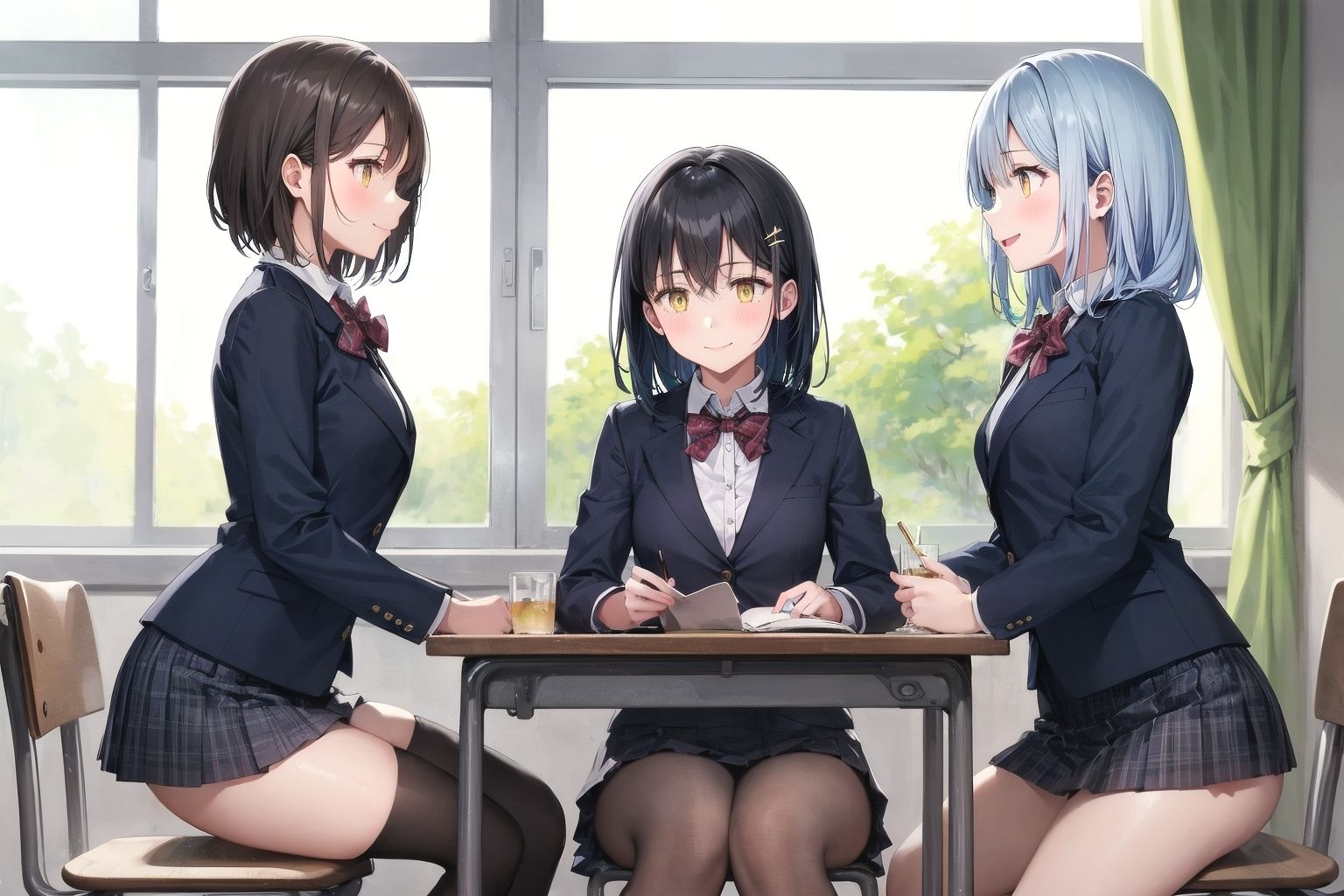［イラスト集］［200枚↑］［時間停止］［ぶっかけ］ 時間停止を使わざるを得ない_清楚系クラスメイト編 サンプル7ページ目