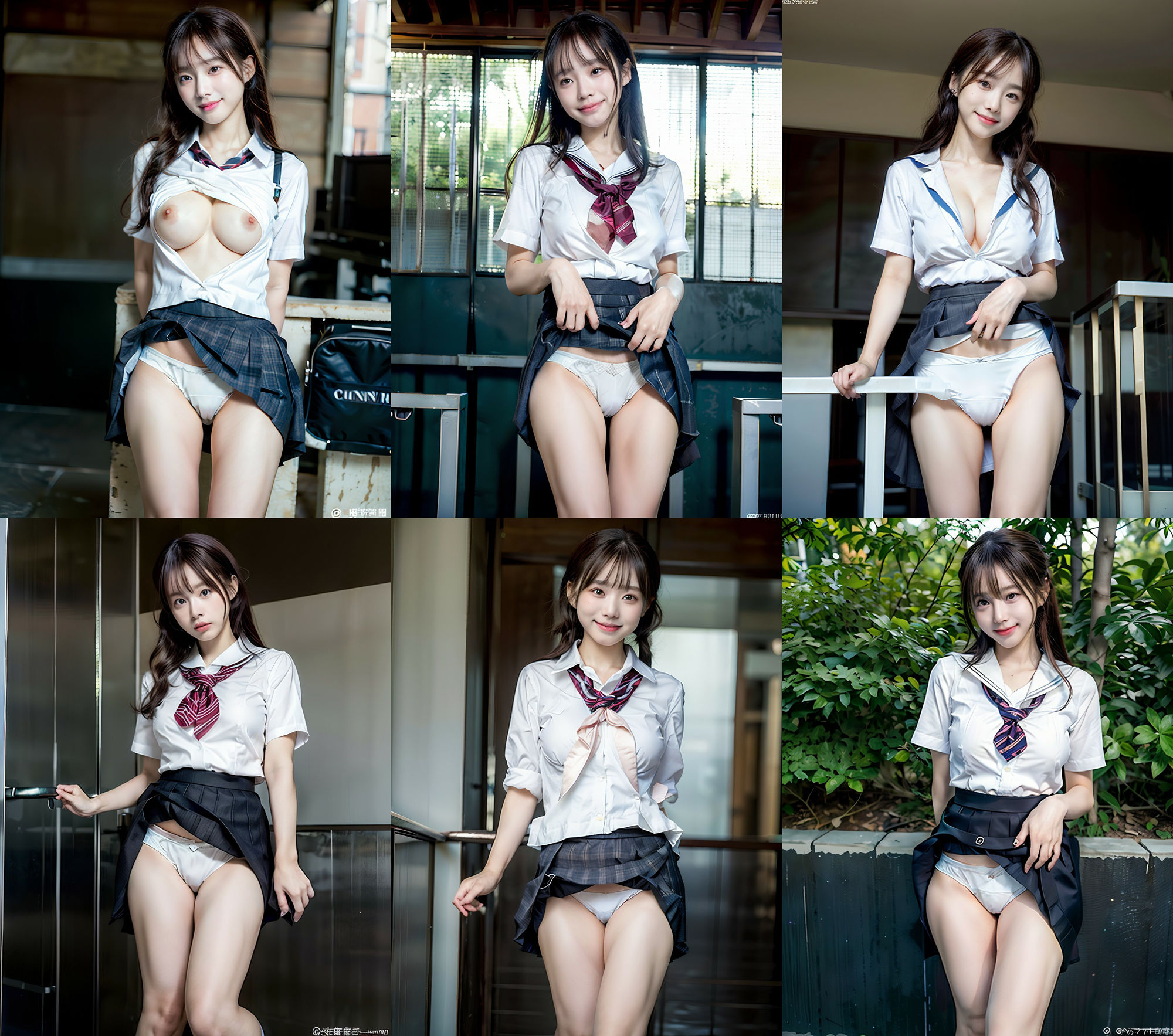 女〇○生！！ 200P 野外S〇X/バックS〇X/ぶっかけS〇X/パンチラ サンプル3ページ目