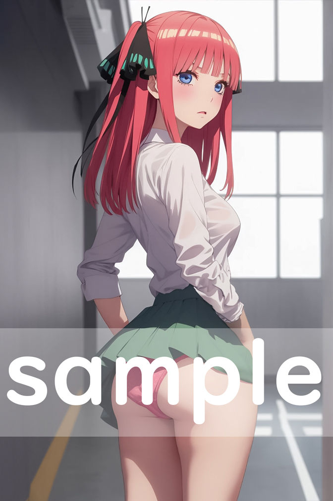 【揺れるおっぱい動画付】五等分●花嫁〜二乃 サンプル1ページ目