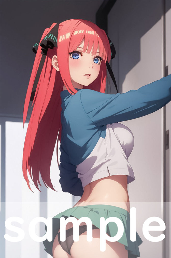【揺れるおっぱい動画付】五等分●花嫁〜二乃 サンプル2ページ目