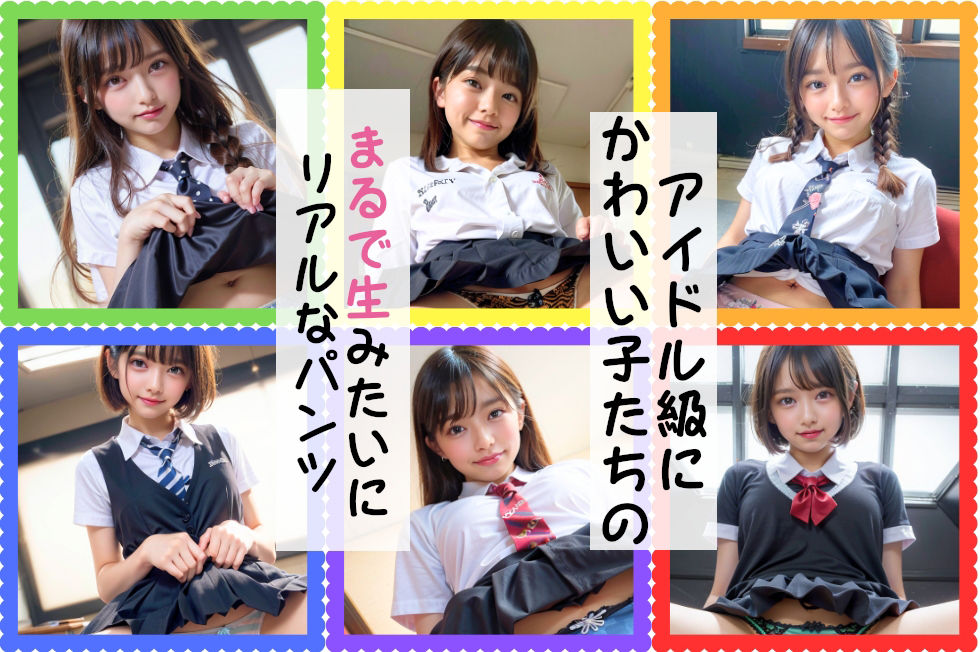 【もはや生パンツ】美少女JKのおパンツ見せつけ サンプル2ページ目