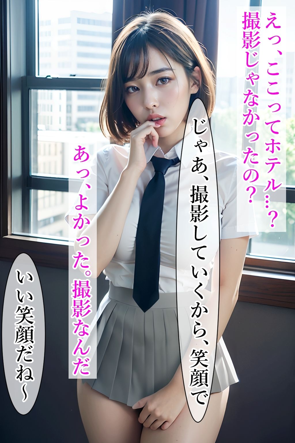 女子校生、初めてのパパ活・援交 サンプル3ページ目