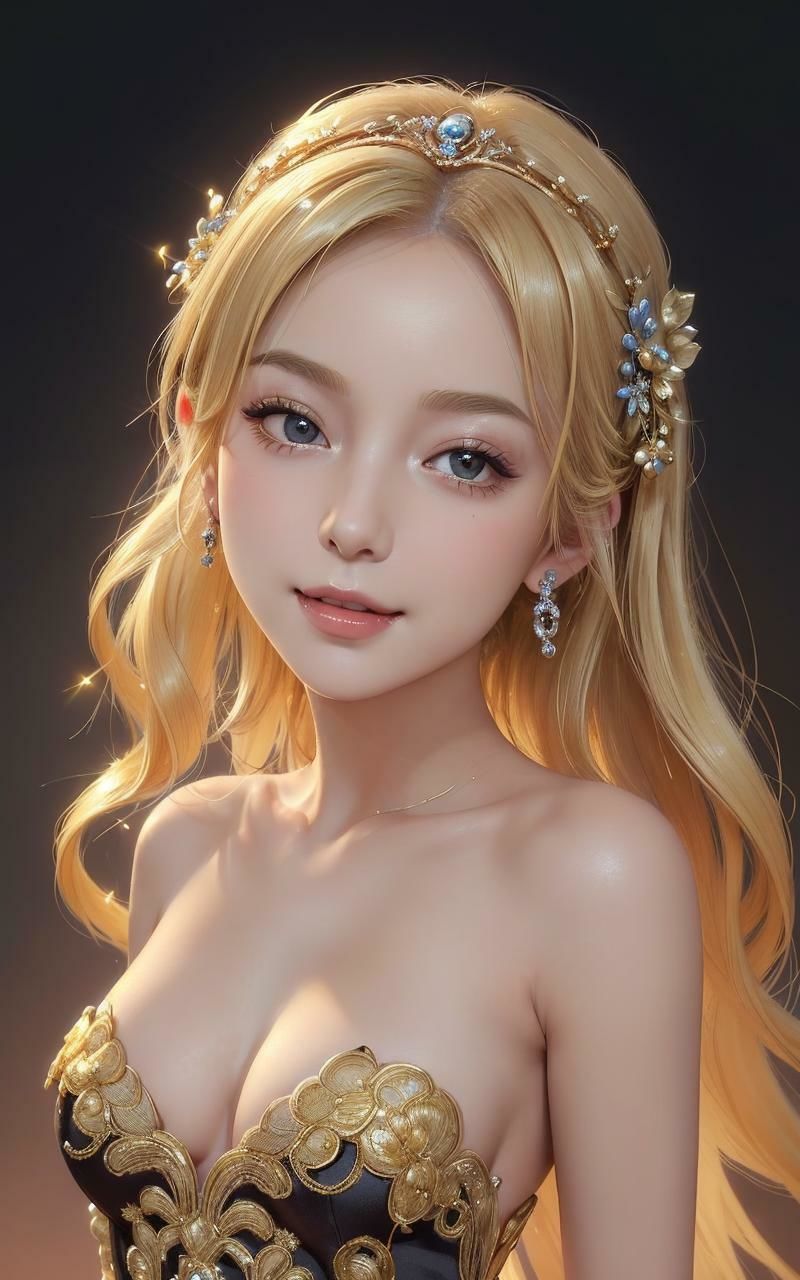 AI美女写真集Vol.91:ドレス美女ティナ19歳 サンプル2ページ目