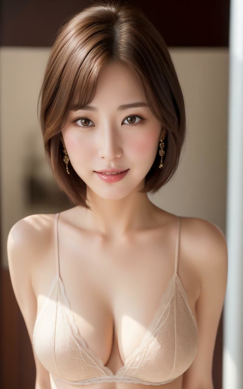 AI美女写真集Vol.92:ランジェリー姉キャバ（アフター延長中）パート2 サンプル4ページ目