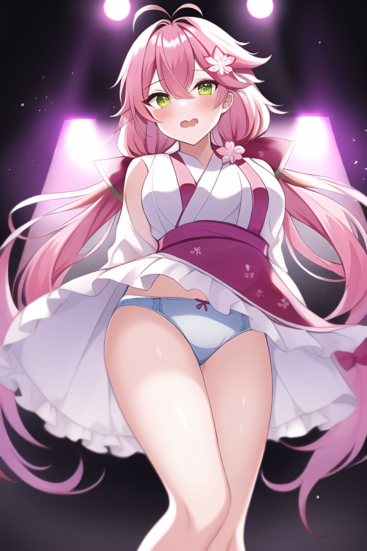 【買い切り版】バーチャル衣装故障で羞恥みこち（English translation included） サンプル2ページ目