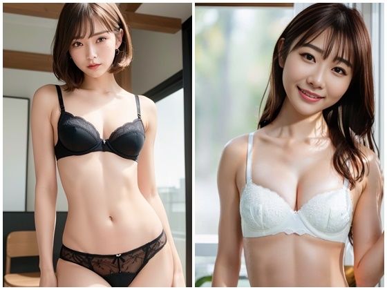 AI写真集グラビア24美人の下着姿300P:魔法のピクセル新たなる美の冒険 サンプル4ページ目