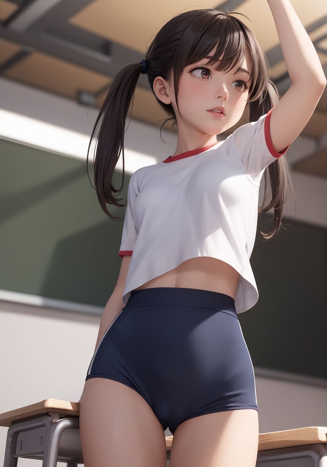 【ブルマ美少女AIイラスト集】AI BLOOMERS MODE【PNG226枚/PDF付】 サンプル1ページ目