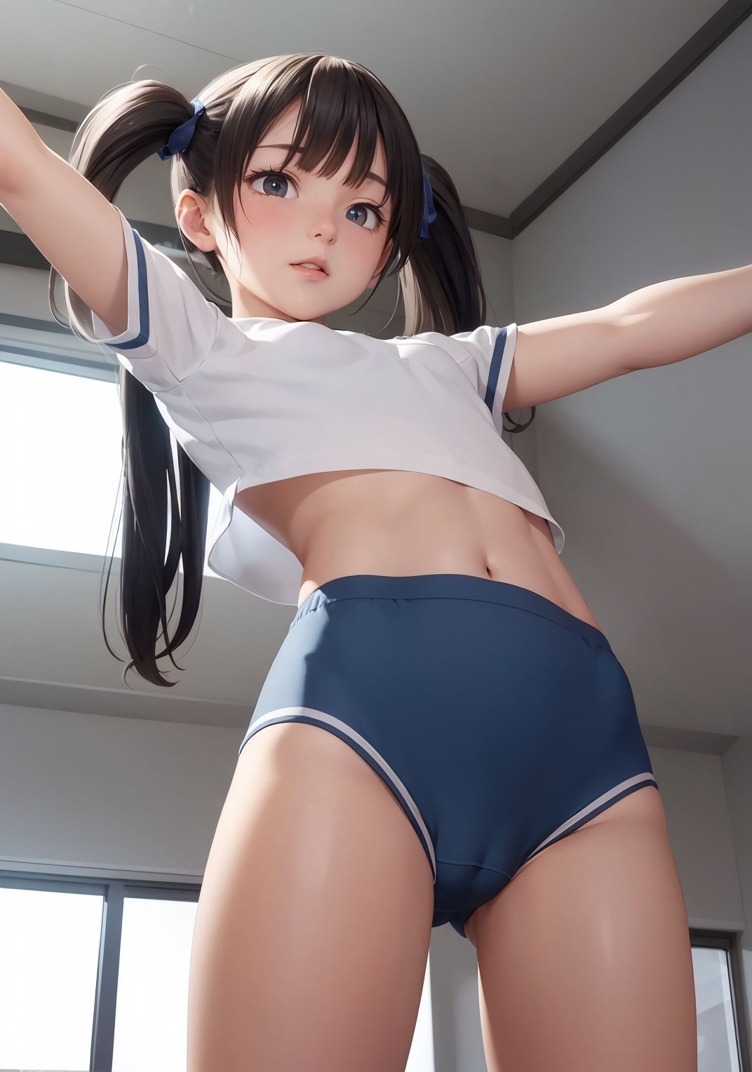 【ブルマ美少女AIイラスト集】AI BLOOMERS MODE【PNG226枚/PDF付】 サンプル2ページ目