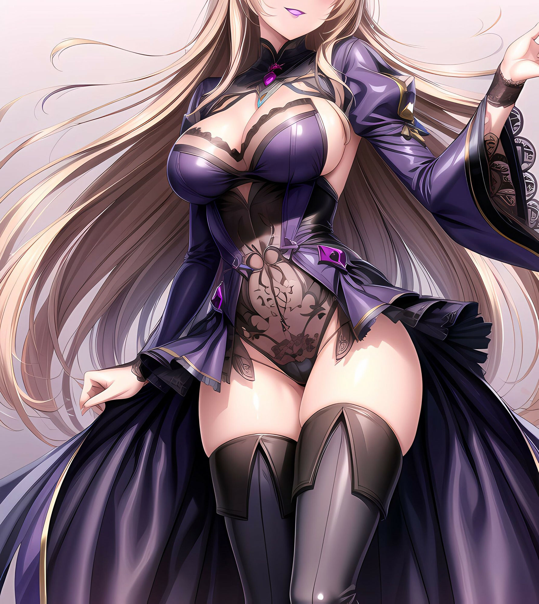 女神官淫魔化 サンプル5ページ目