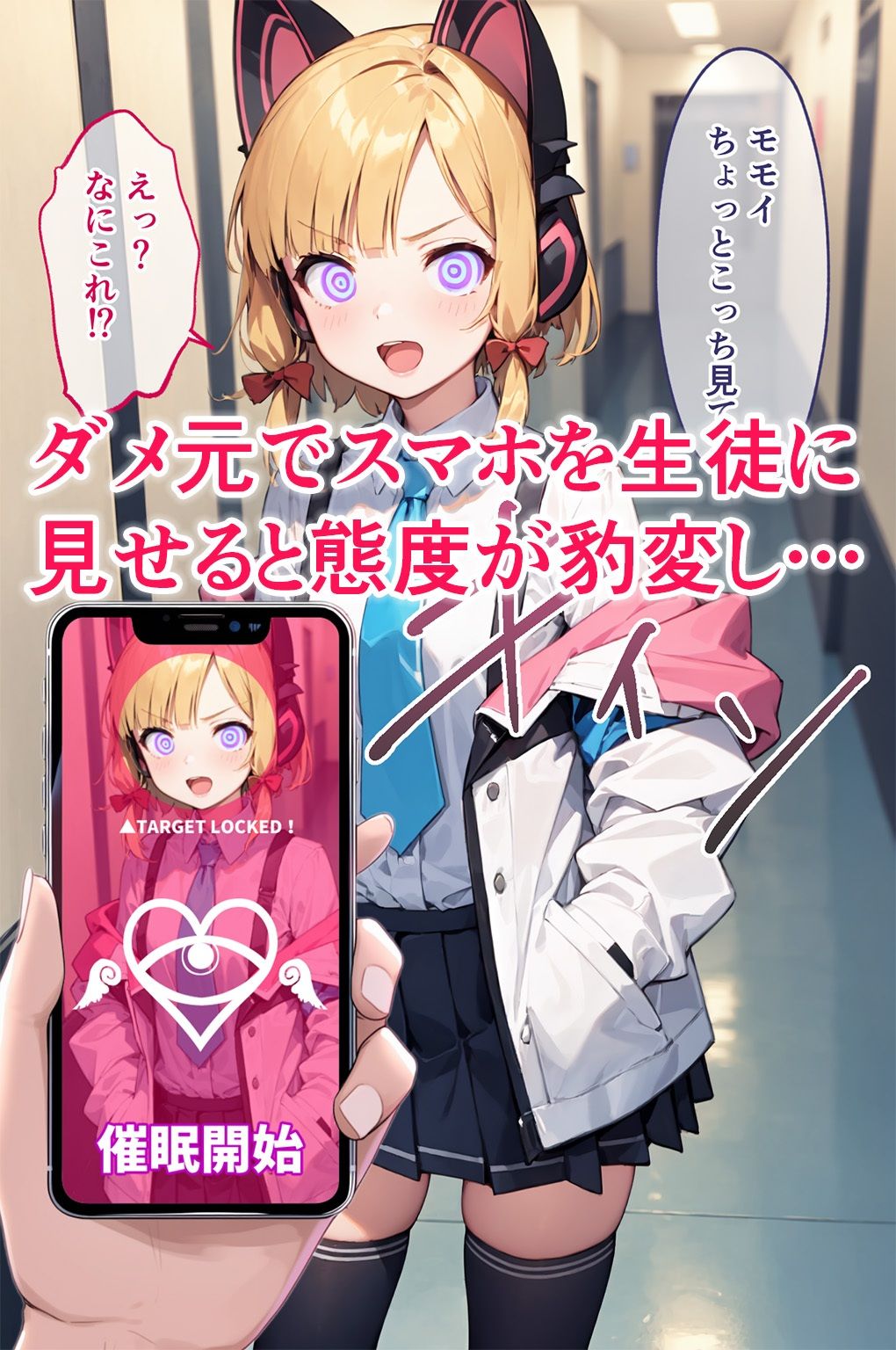 催●アプリで支配された学園 サンプル2ページ目