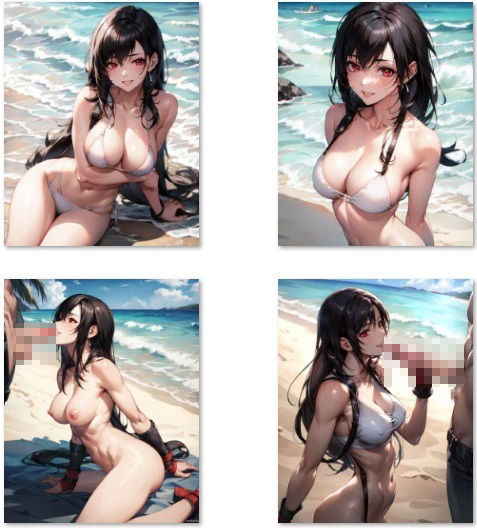 幼なじみの黒髪ヒロインとコスプレセックス（232枚） サンプル4ページ目