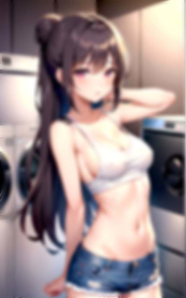 コインランドリーでよく会うえっちなお姉さん サンプル1ページ目
