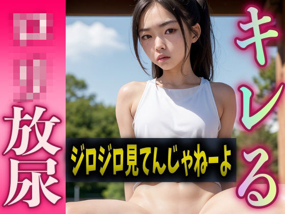 ロリ放尿 〜陸上女子 強気の睨みキマってる！〜