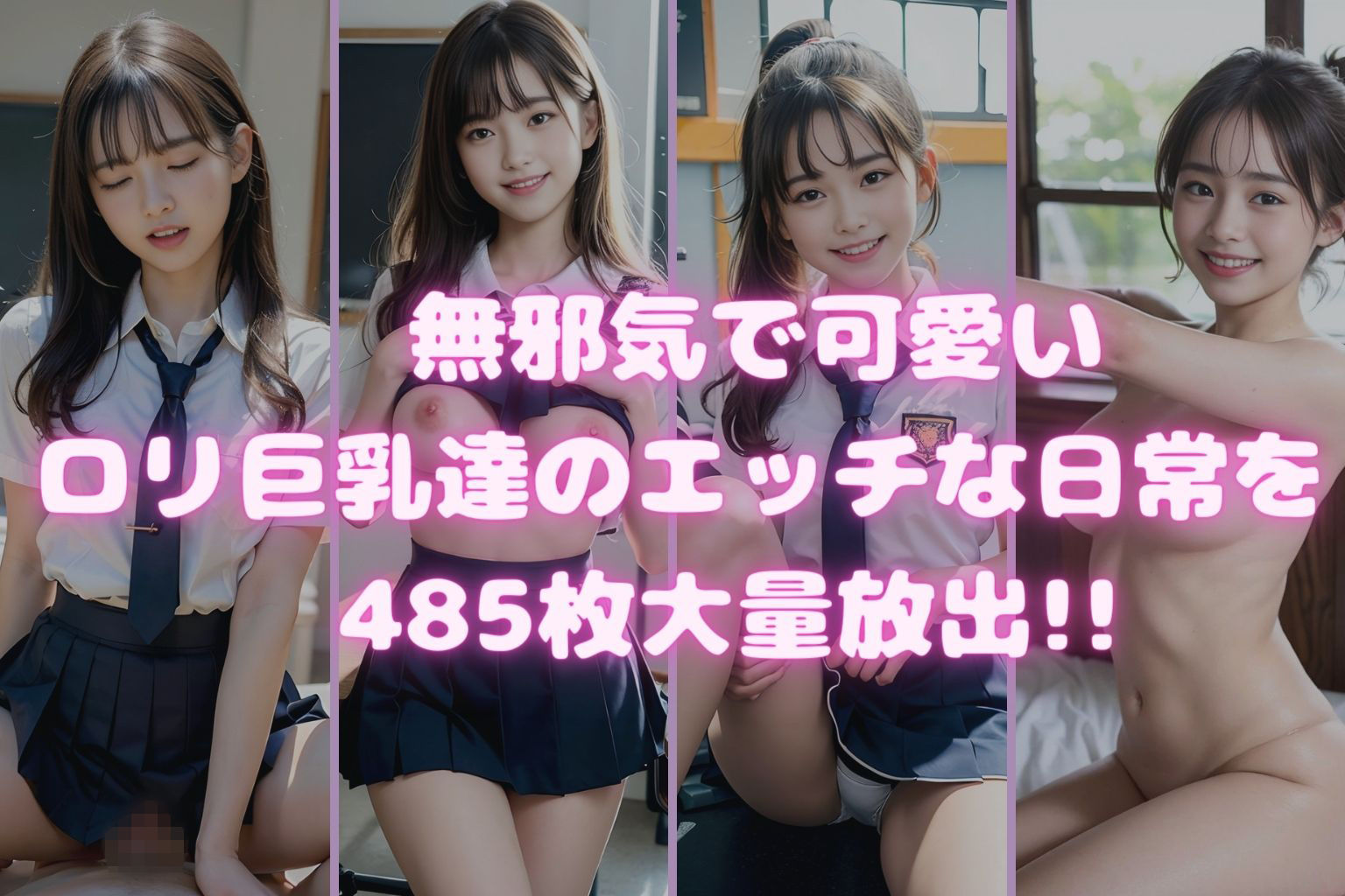 【高画質485枚】ロリ巨乳大全 サンプル1ページ目