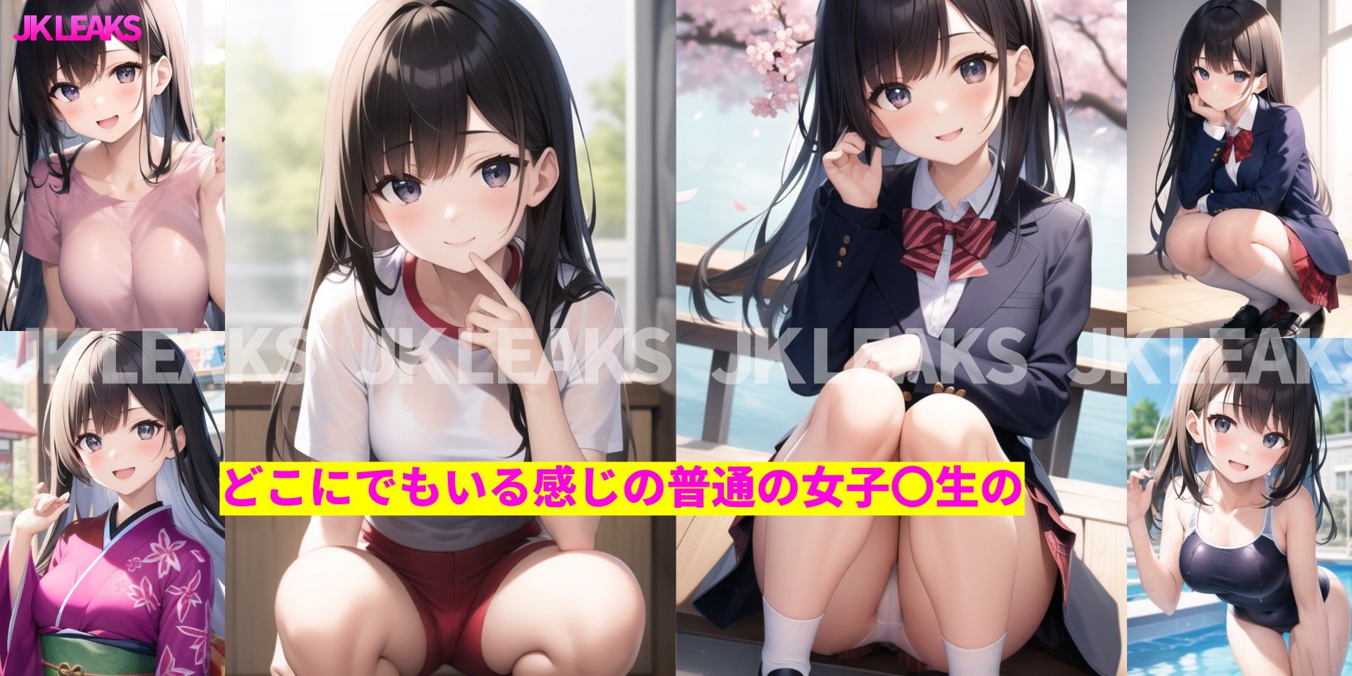 JKLEAKS 0 - 普通の女子〇生編 -【膣断面アニメ付】 サンプル1ページ目