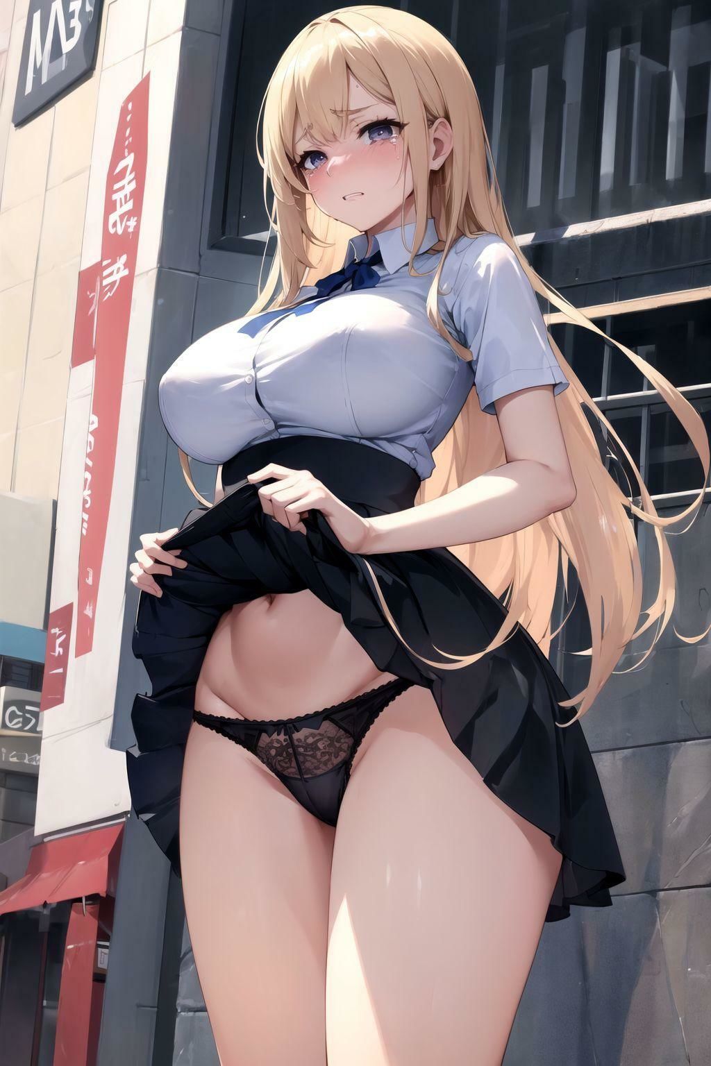 涙と絹のメロディー 泣きながらパンツを見せる 美少女たち サンプル5ページ目