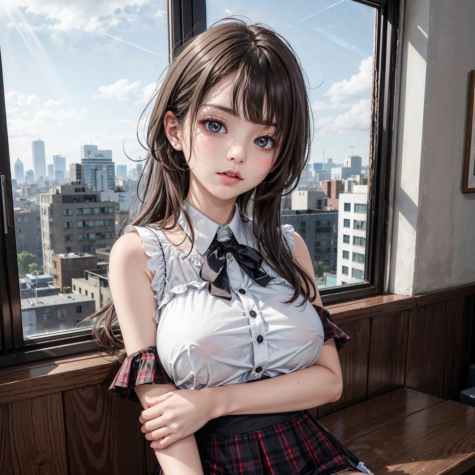 巨乳すじまん美少女 サンプル1ページ目
