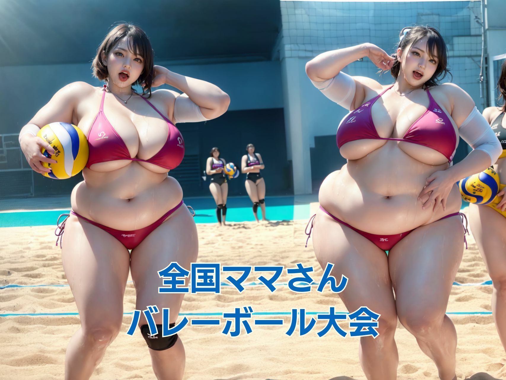 全国ママさんバレーボール大会 サンプル7ページ目