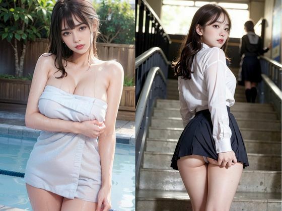 【高画質】巨乳女子校生★初の痴●体験 サンプル4ページ目