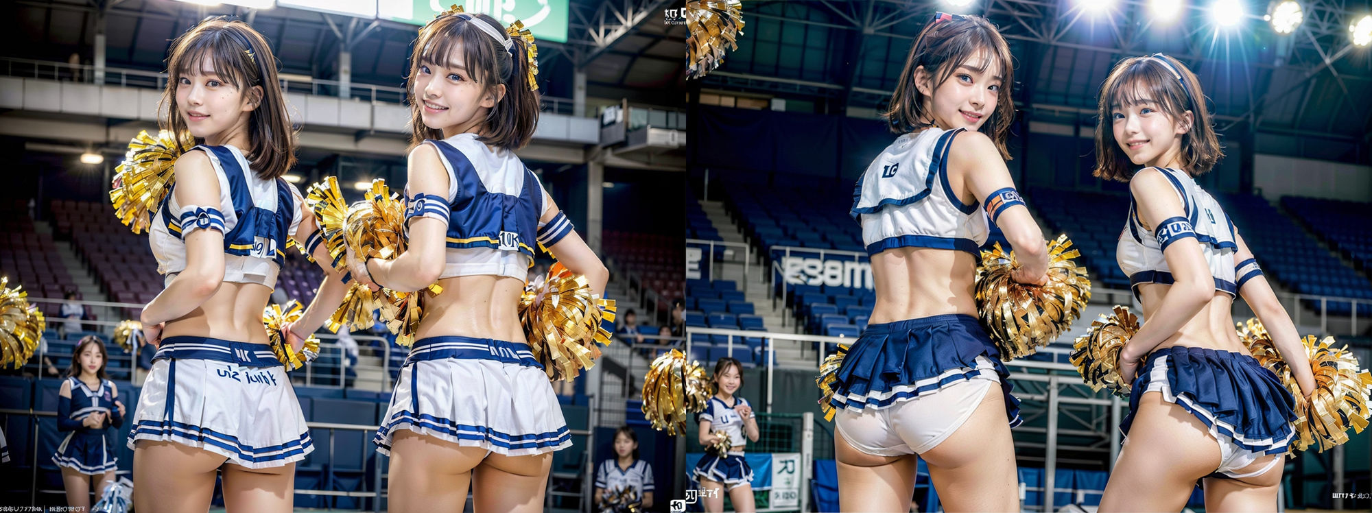 スカートが短すぎる！チアガール！！ パンツ丸見え！！！ 200P サンプル4ページ目