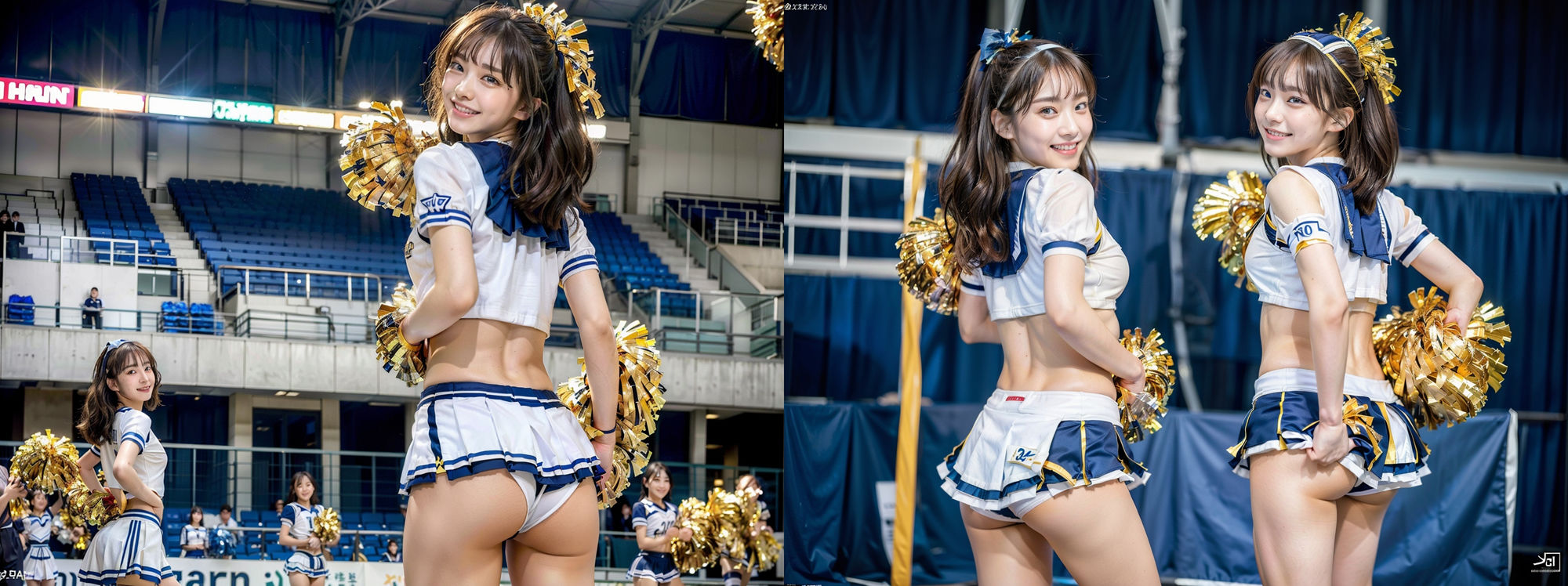 スカートが短すぎる！チアガール！！ パンツ丸見え！！！ 200P サンプル5ページ目