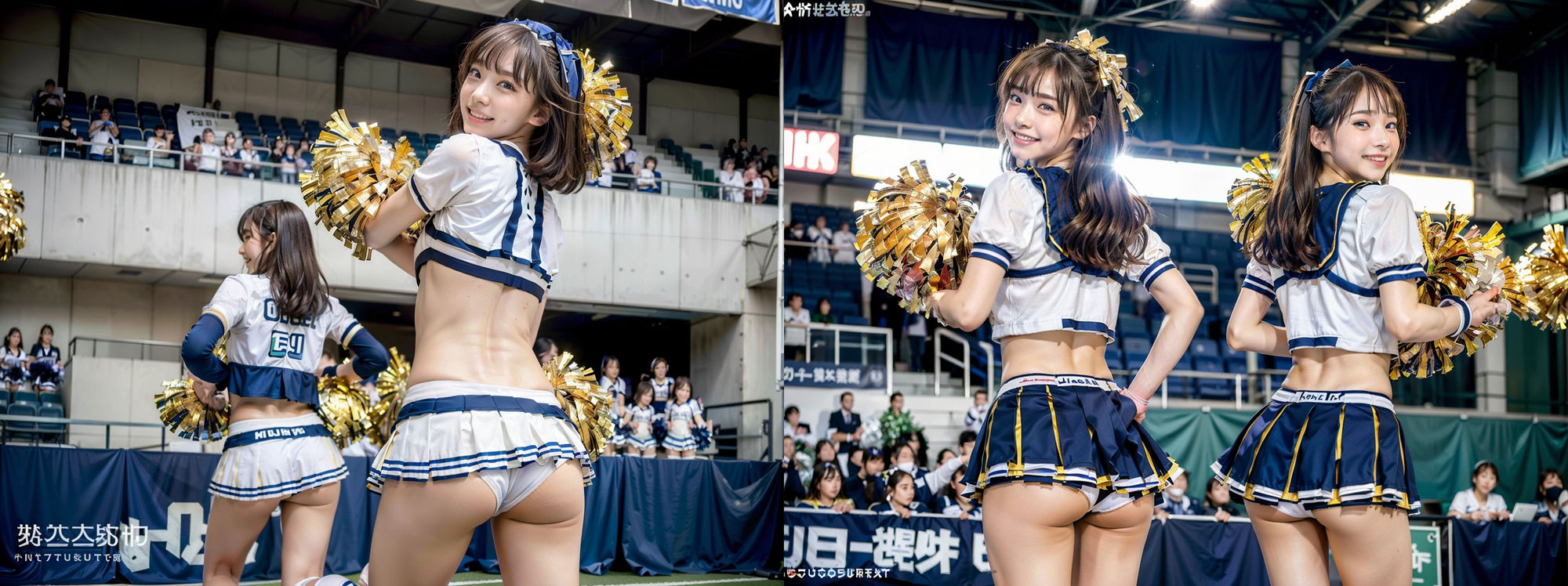 スカートが短すぎる！チアガール！！ パンツ丸見え！！！ 200P サンプル6ページ目