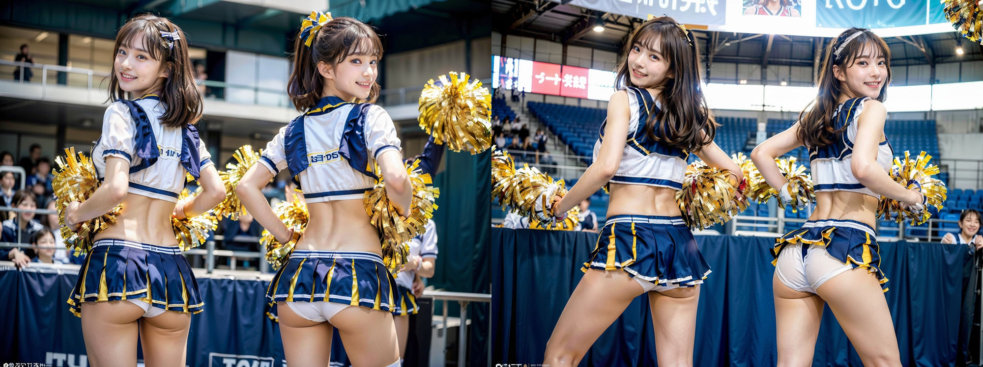 スカートが短すぎる！チアガール！！ パンツ丸見え！！！ 200P サンプル7ページ目