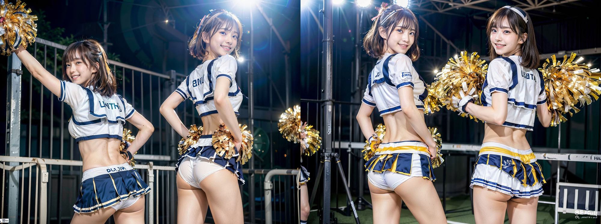 スカートが短すぎる！チアガール！！ パンツ丸見え！！！ 200P サンプル9ページ目