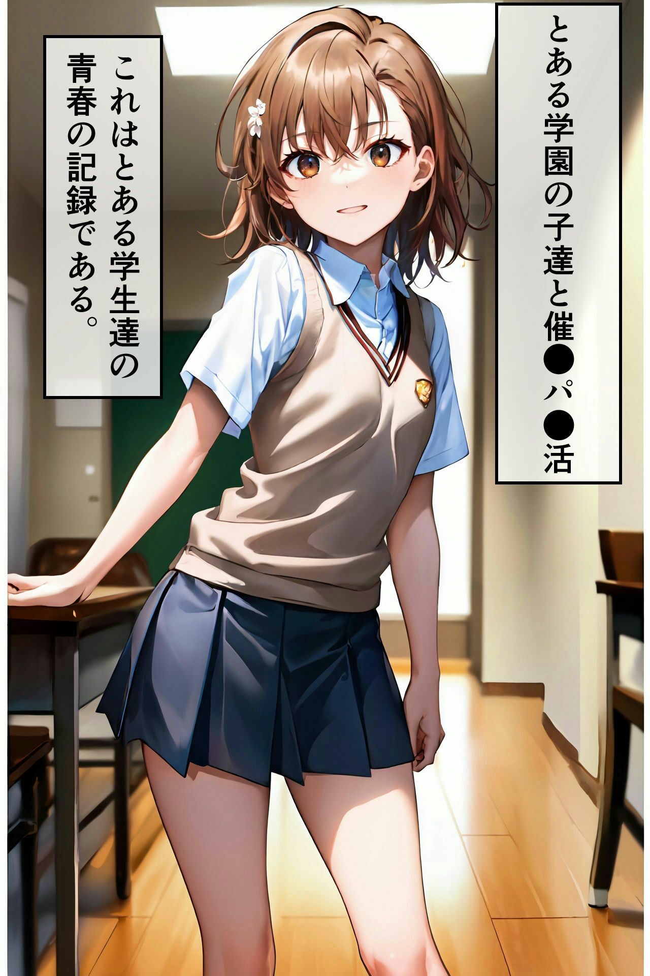 とある学園の子達と催〇パ〇活 サンプル1ページ目