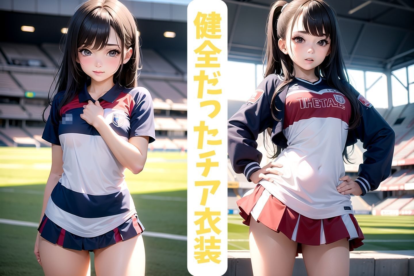 主役は君だ！チアリーダー！ サンプル1ページ目