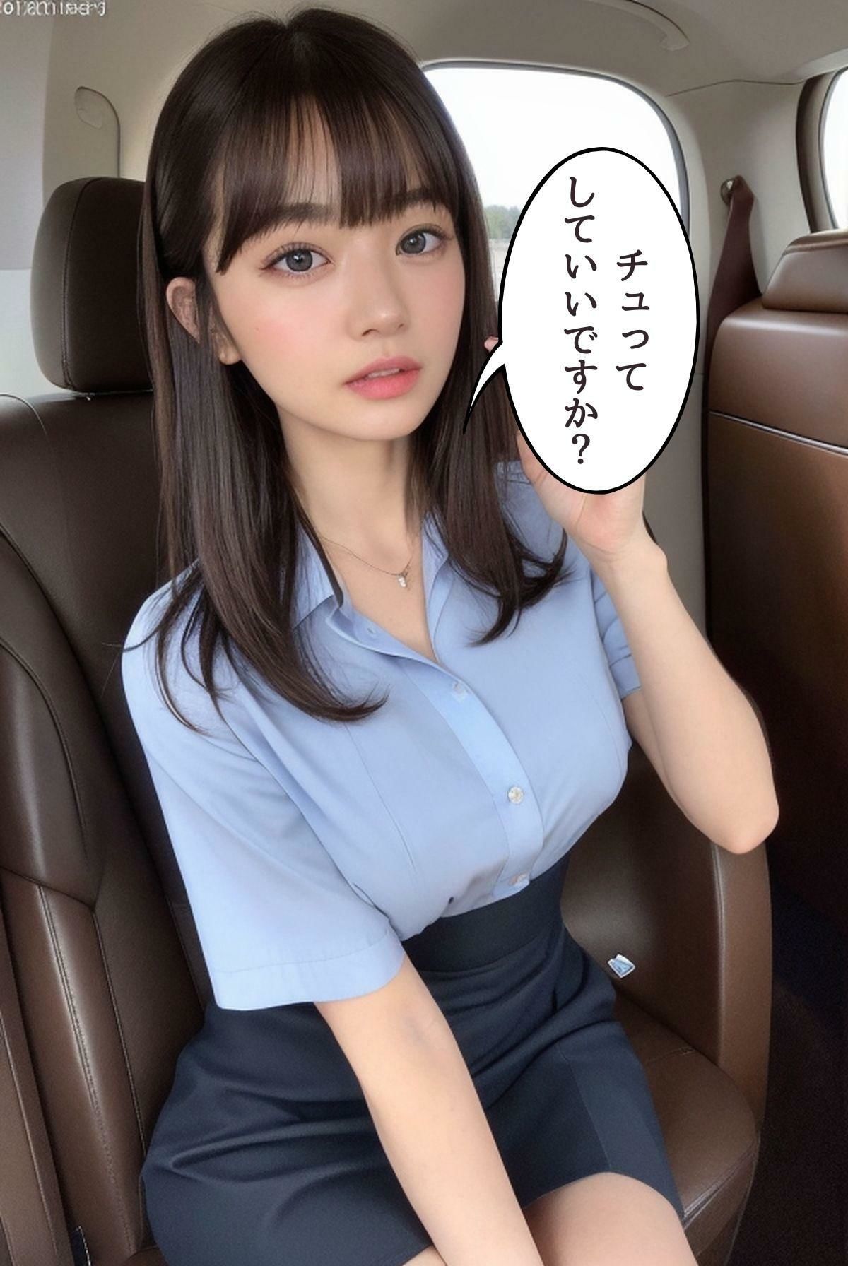 うちの秘書は…優秀でエロい プライベートジェットで…移動の車で…射精管理 サンプル4ページ目
