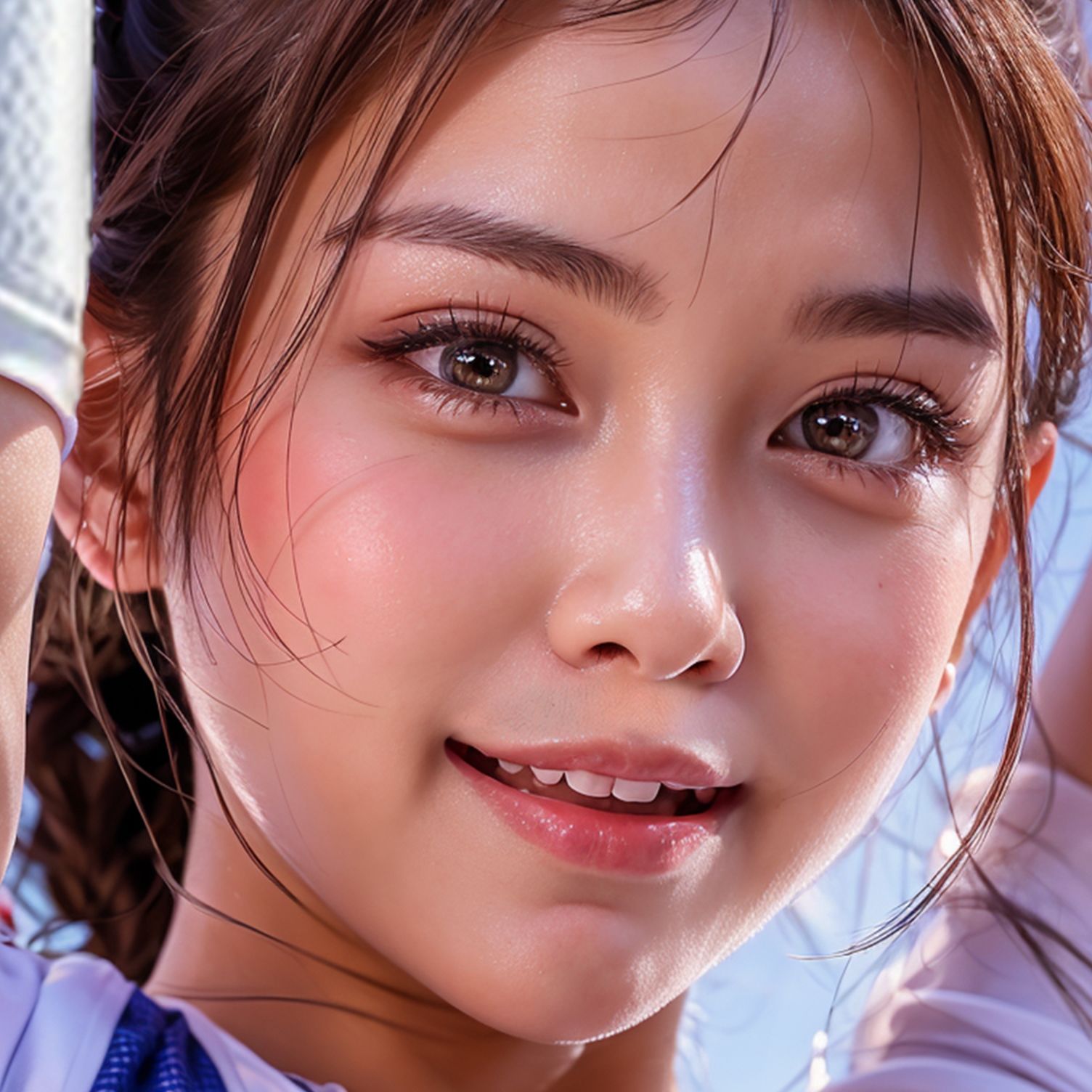 チアガール奇跡の大開脚！！アンスコ履き忘れてパンティにシミ！！超高画質で股間のハミ毛確認！尿意を我慢出来ずに大量放尿！！ サンプル4ページ目