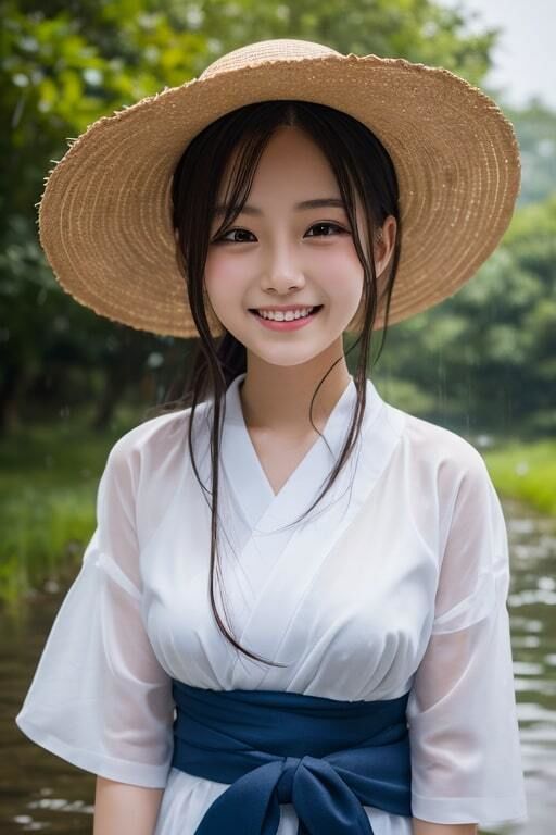 AI生成美女写真集 vol1 神社美女 サンプル6ページ目
