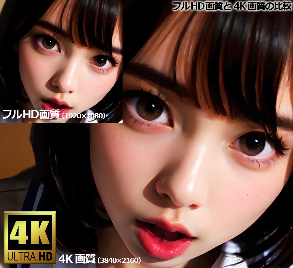 【4K超画質アニメ】超・表情変化 エロ顔で喘ぐJK10人と中出しセックス サンプル6ページ目