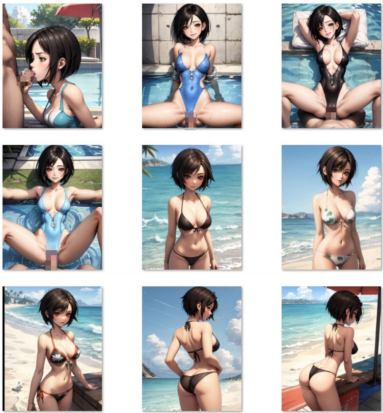 ちょっとエッチな9のお姫様と仲良くするイラスト集 サンプル2ページ目