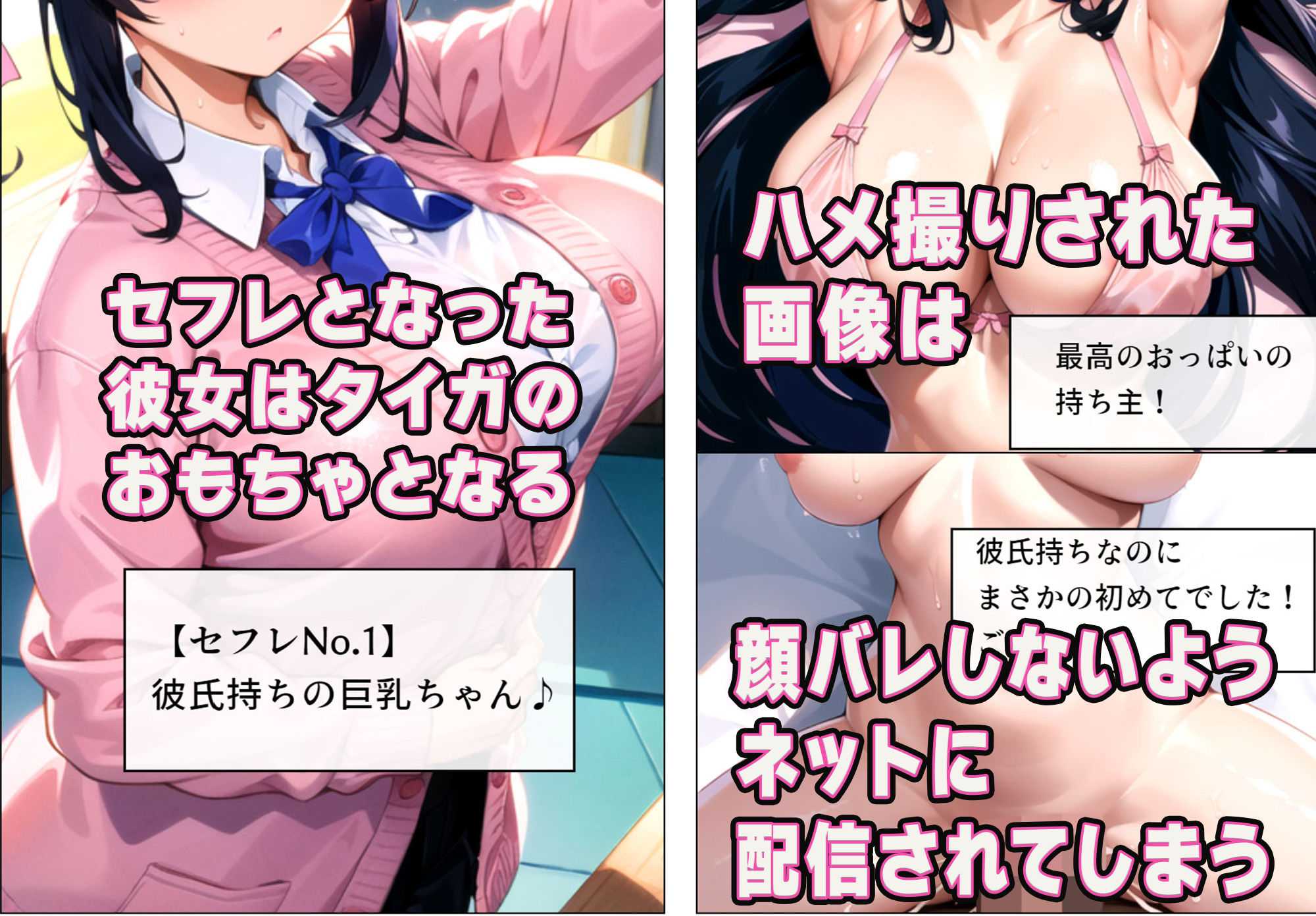 巨乳女子がヤリチン転校生に寝取られる 淫らに変えられる彼女-水瀬瑞穂編- サンプル7ページ目