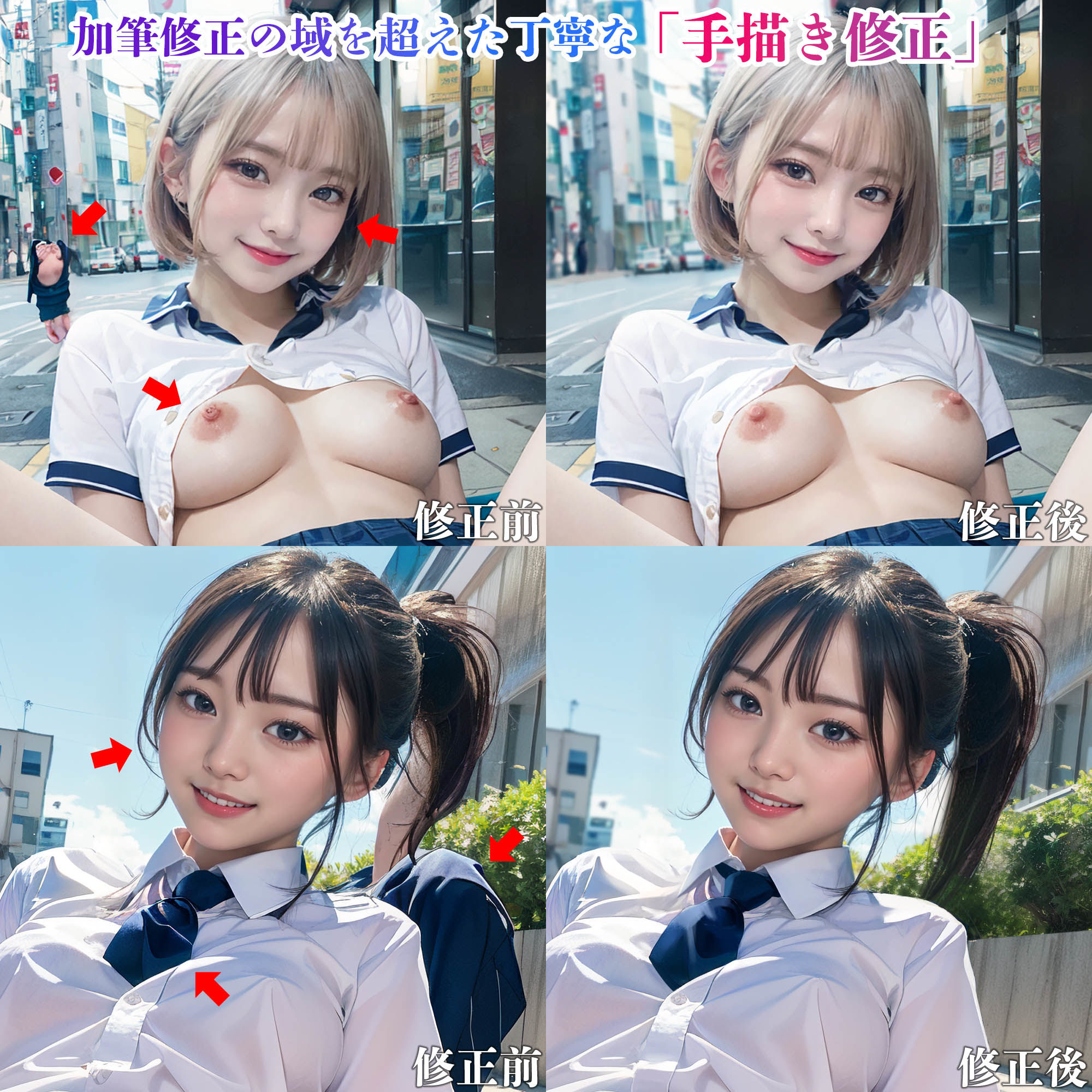 制服J◯ 開脚おまんこ 【vol.3】 サンプル10ページ目