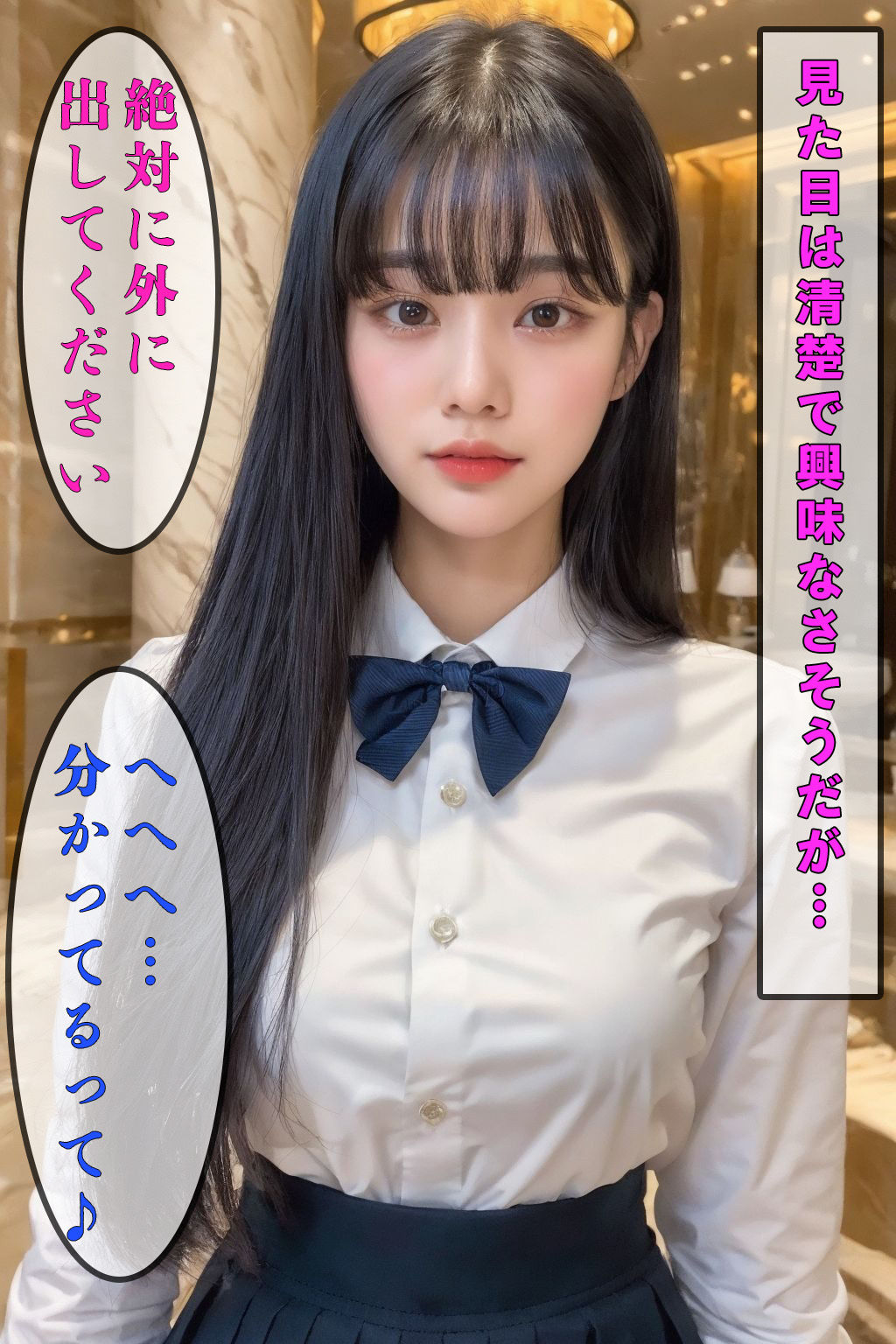清楚系童顔〇〇がパパのデカチンに何度もイカされ完堕ち サンプル4ページ目