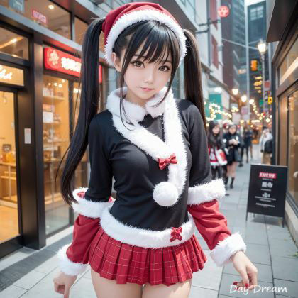 猫耳クリスマス サンプル1ページ目